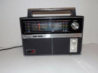 Cool Vintage Best Ever Am Shortwave Fm Police Air Craft Weather Portable Radio