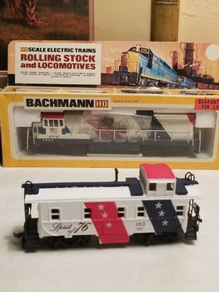 Bachmann Ho Locomotive & Caboose Spirit Of 76