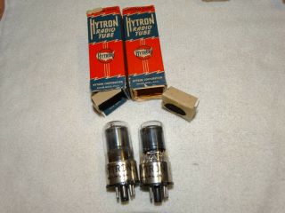 2 X 6c5gt Hytron Tubes Nos Nib (3 Offers Available) Mr Date Codes=1942 - 1945