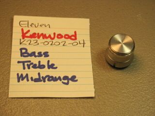 Kenwood K23 - 0202 - 04 Bass Treble Midrange Knob Eleven Stereo Receiver