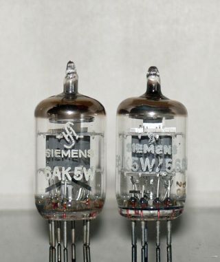 2 Nos Tubes Siemens Halske 5654w Ef95 6ak5 W Fx - Audio (31 - 9)