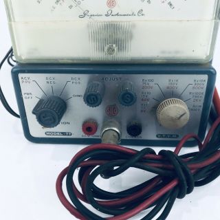 Vintage SICO Superior Instruments Co.  OHMS Meter Tester Model 77 VTVM 3