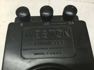Vintage Weston Ohm Meter Model 689 (Q - 2021 - 01 - 16) 3