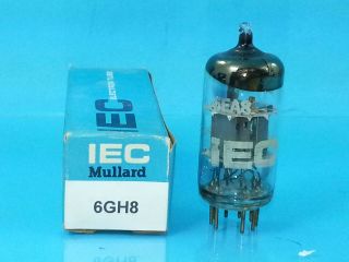 Iec Mullard 6gh8 Vacuum Tube Nos Nib Dynaco 7199 Substitute Needs Adapter (1)