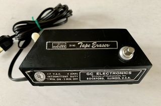 Gc Electronics Audiotex Model 30 - 140 Bulk Tape Eraser Demagnetizer Cassette Reel