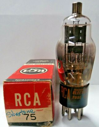 Vintage Rca Type 75 Tube