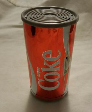 Vintage Portable Coca Cola Can Am Transistor Radio Custom Bottom Read