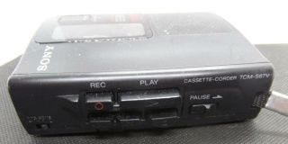 Vintage SONY VOR TCM - S67V Cassette - Corder Tape Recorder 3