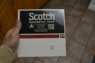 3m Scotch 1/4 Inch Magnetic Tape 150 1800 Ft Made In Usa