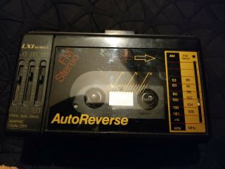 Vintage Sears Lxi Series Portable Cassette Player.  Amfm Model 810