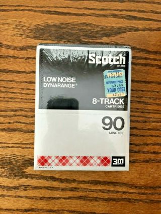 Scotch Brand 8 Track Cartridge - - 90 Minutes Low Noise Dynarange Blank