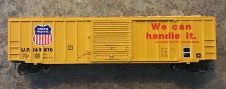 Union Pacific,  Up,  Fifty Foot Outside Braced Boxcar,  Weaver Ultra Line.