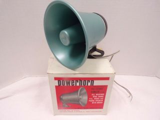 Power Horn 40 - 1236c Realistic Radio Shack Tandy Corp.  All Weather Speaker 5 "