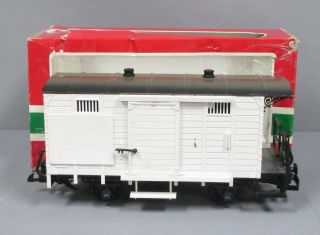 Lgb 4032 Plain White Boxcar Ex/box