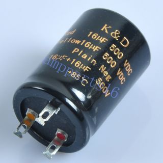 1pc Can Eelectrolytic Capacitor 16,  16uf 500v Guitar Tube Audio Hi - Fi Amp