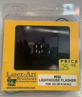 Branchline Laser - Art Structures Lighthouse Flasher Lighting Kit New/sealed Ho N