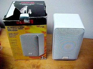 1 Rca 50 Watt 2 - Way White Mini Speakers,  Pro - X44av,  40 - 5002