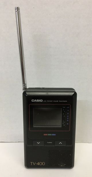 CASIO TV - 400 Color Pocket Television VHF/UHF Tuning 2
