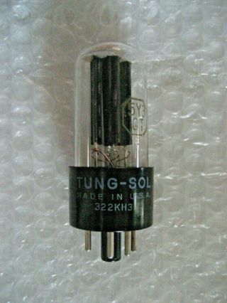 1 X Nos Nib 5y3gt Tung Sol Black Plate Rectifier - 539c Matched Sections