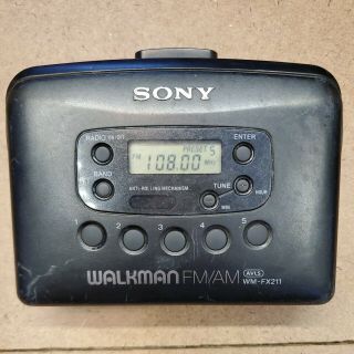 Sony Walkman Wm - Fx211 Cassette Player & Built - In Fm/am - Radio