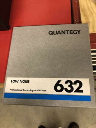 Quantegy 632 Pro Recording Audio Tape 10.  5 Reel - - Factory