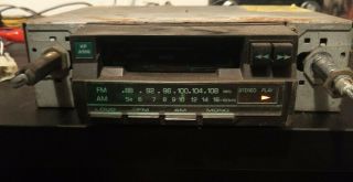 Old School Pioneer Kp - A100 Car Am/fm Radio Cassette Deck - For Parts/repair