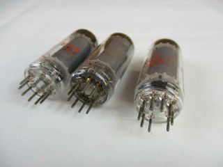 3 GE RCA 12AB5 Vacuum Tubes GE Matched Pair TV - 7 Strong 3