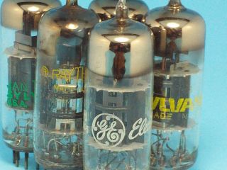 Ge Rca 12by7 A 12bv7 12dq7 Vacuum Tube Mixed Brands Test Nos One Tube