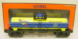 Lionel 6 - 29611 Sunoco Single - Dome Tank Car Ln/box