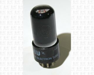 National Union 6v6gt 6v6 Vacuum Tube Made In Usa Black Glass Good