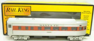Mth 30 - 6013 Santa Fe Streamlined Observation Car 3198 Ex/box