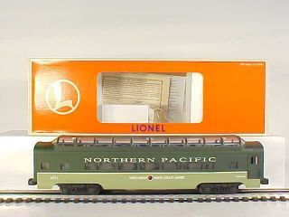 Lionel 6 - 19168 Northern Pacific Full Vista Dome Coach Ln/box