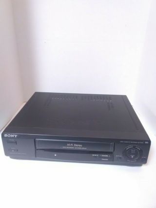 Sony Slv - 678hf Vhs Vcr Video Cassette Recorder Player - Has Issues (read Desc)