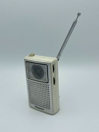 Vintage Panasonic Rf - 505 Portable Handheld Am/fm Radio -