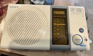 Sony Tap Tunes Icf S77w 4 Band Receiver Am Fm Radio