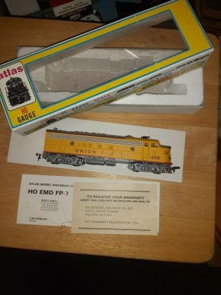 Atlas Ho Scale 8333 Fp - 7 Diesel Locomotive Union Pacific 1498