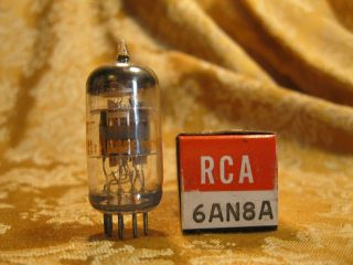 Vintage Single Nos Nib Rca 6an8a Vacuum Tube Bitmatic 3 Of 3