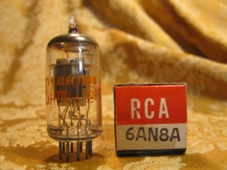 Vintage Single Nos Nib Rca 6an8a Vacuum Tube Bitmatic 2 Of 3