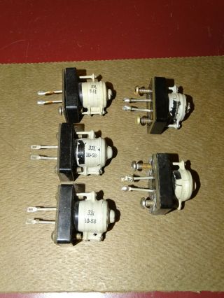 Group Of 5 Western Electric Varistors,  Type 33l And 308a