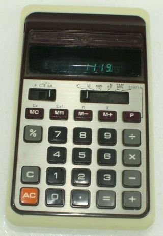 Casio Al - 8 Vintage Electronic Pocket Calculator And