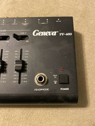 Geneva PF - 460 Audio Mixer Pre - owner 3
