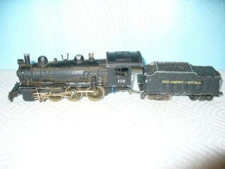 ARISTO - CRAFT HO 4 - 6 - 0 Steam Locomotive & Tender - JERSEY CENTRAL - does not run 2