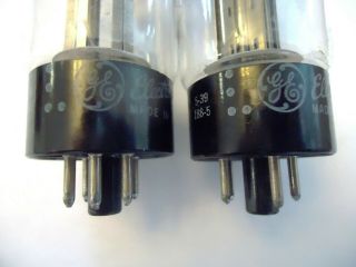 5V4 GA pair GE vacuum tubes,  and guaranteed. 3