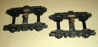 Vintage O Scale Metal Trucks,  Scale Craft,  4 - Wheel,  For Passenger Car