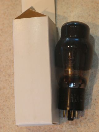 Rca 6l6g St Vacuum Tube,  35/25,  In White Box 103