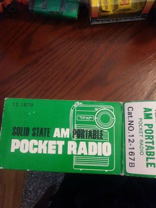 Realistic Solid State Am Portable Pocket Radio