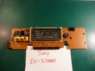 Sony Ev - S2000 Hi8 Vcr Replacement Parts Display Circuit Board 1 - 643 - 391 - 14