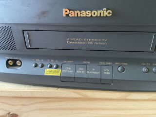 Panasonic Pv - C2022 20 " Crt Vhs Vcr Combo Unit Tv Television Retro Classic Gaming