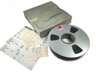 Vintage Ampex 406 Tony Bencievenga Magnetic Tape Reel To Reel Aluminum 2 "