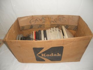 Box Of Vintage Music Reel To Reel Tapes Kahl Thomas Jethro Tull Csny Simon Gar